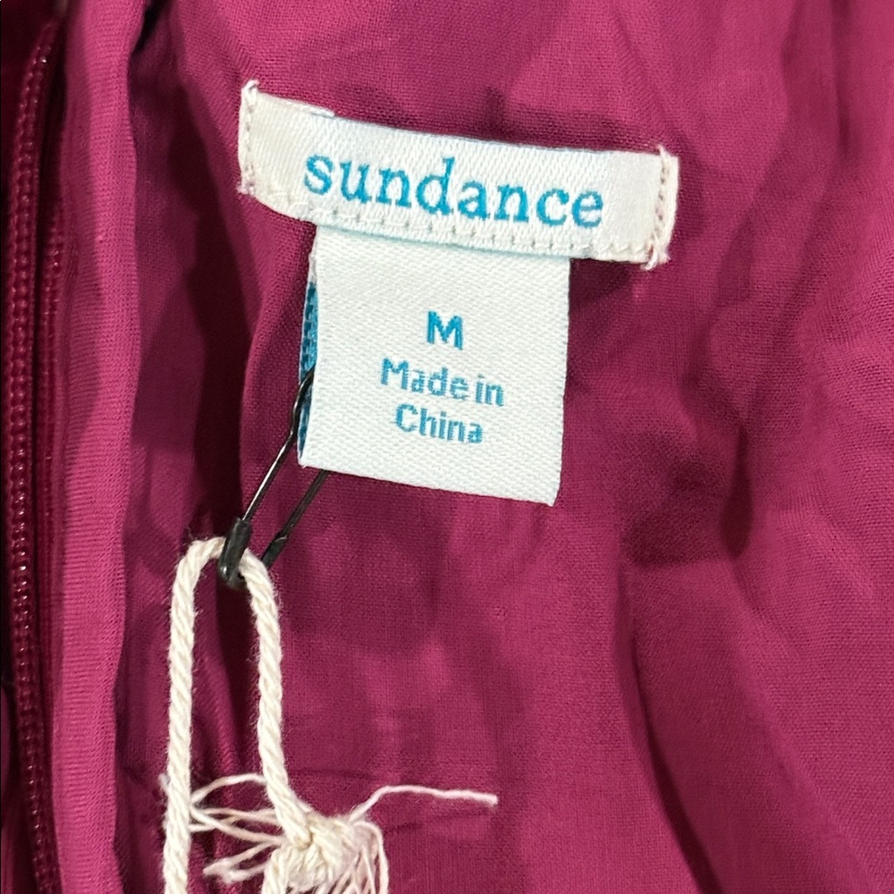 Sundance burgundy Lace Maxi Dress size M NWT maxi - Picture 8 of 14